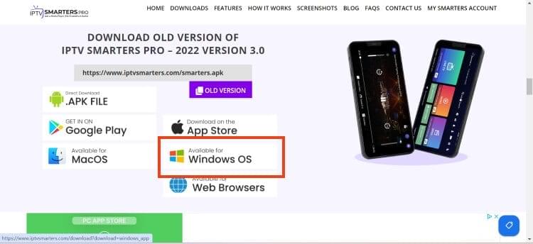 click download for windows